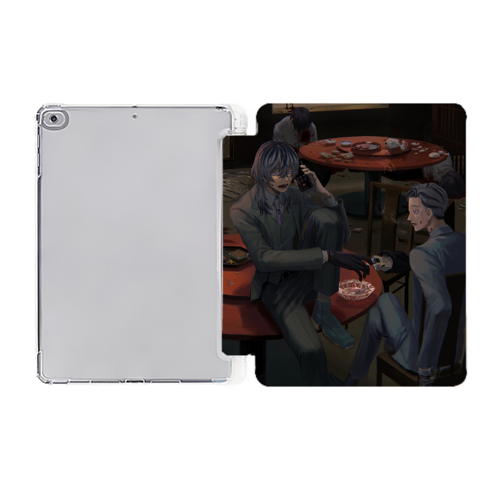 （画像用） 東京リベンジャーズ Tokyo Revengers IPad ケース ペン収納付き 三つ折りスタンド PUレザー×シリコン 対応機種9.5/10.5/10.9インチ